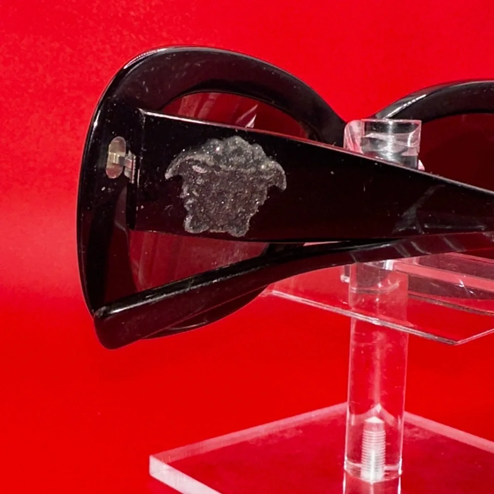 Versace Glitter Medusa Sunglasses
